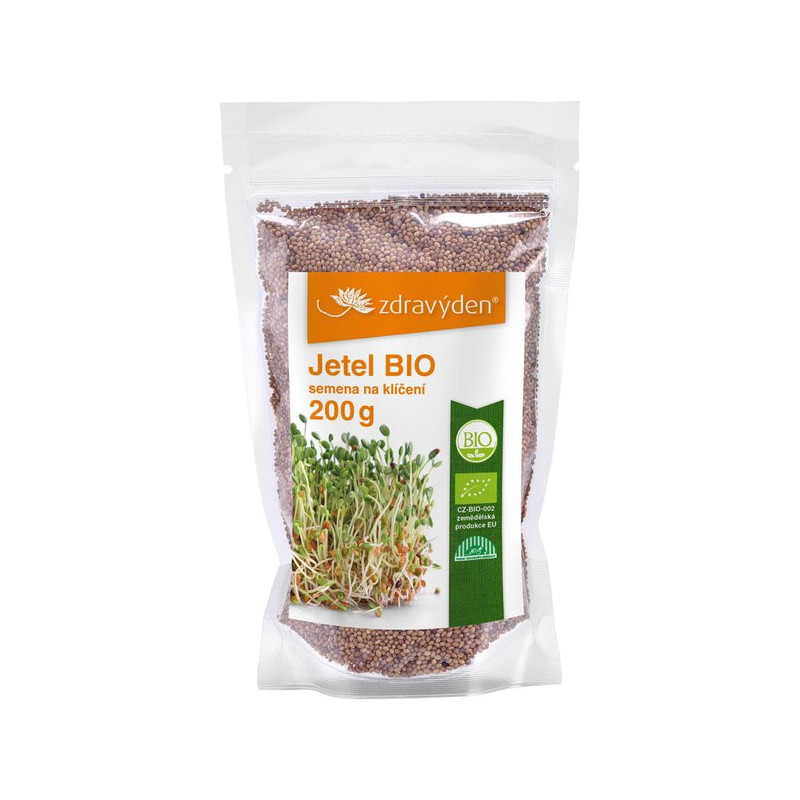 Jetel BIO -  semena na klíčení 200g