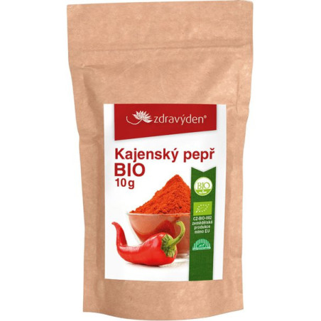 Kajenský pepř BIO 10g