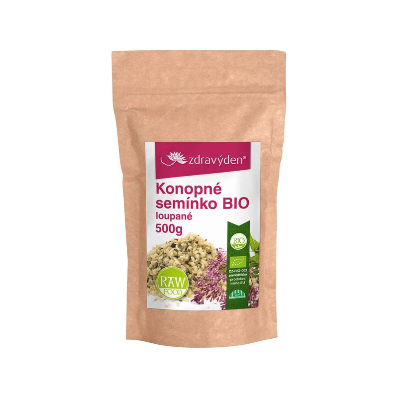 Konopné semínko BIO loupané 500g