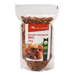 Mandle neloupané BIO 500g