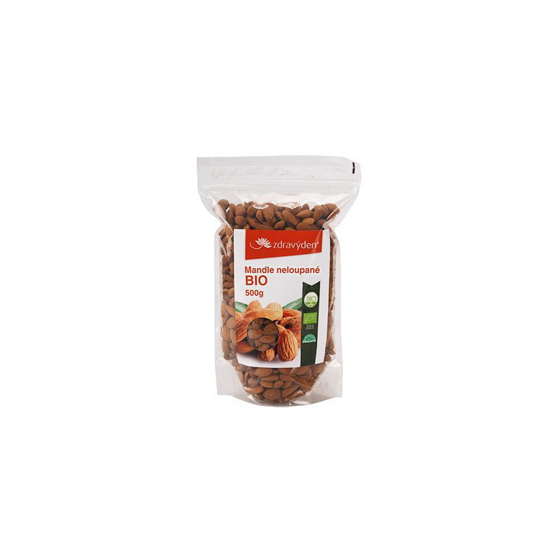 Mandle neloupané BIO 500g