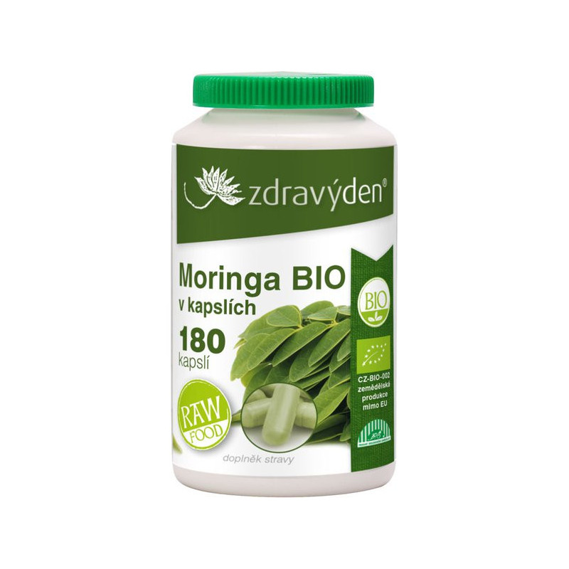 Moringa BIO 180 kapslí