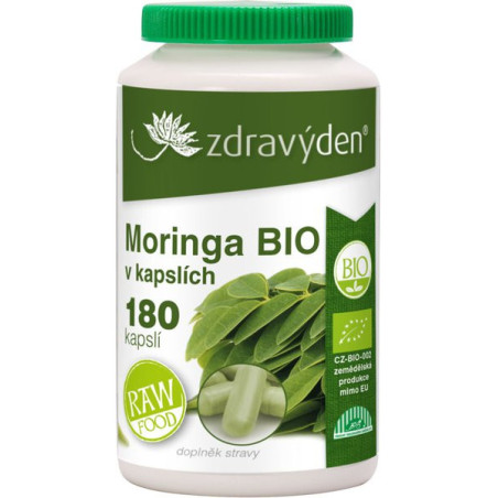 Moringa BIO 180 kapslí