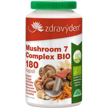 Mushroom 7 Complex BIO 180 kapslí