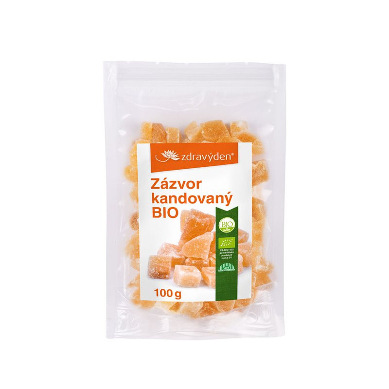 Zázvor kandovaný BIO 100g