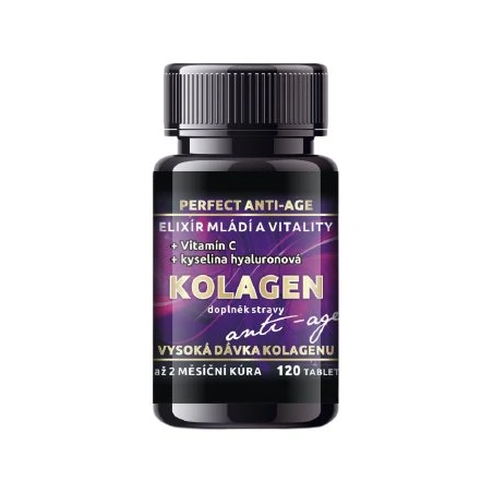 Kolagen Perfect ANTI-AGE + vit. C a kys. hyaluronová - 120 tablet