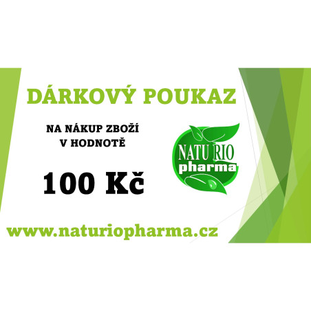 Dárkový poukaz na zboží v hodnotě 100 Kč