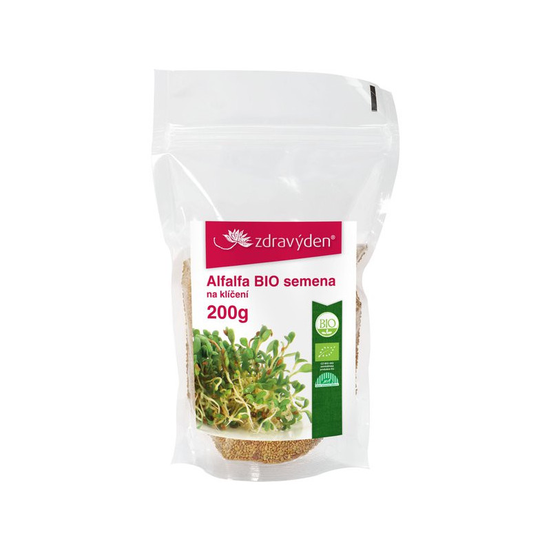 Alfalfa BIO – semena na klíčení 200g