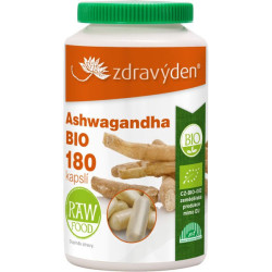 Ashwagandha BIO 180 kapslí