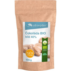 Čokoláda bílá BIO 40% 100g