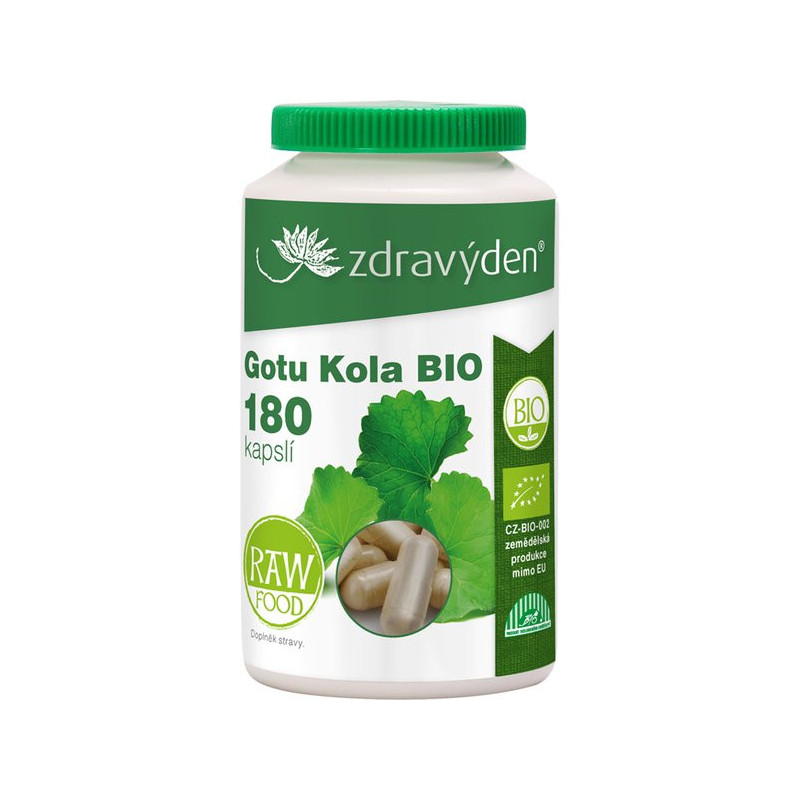 Gotu Kola BIO 180 kapslí