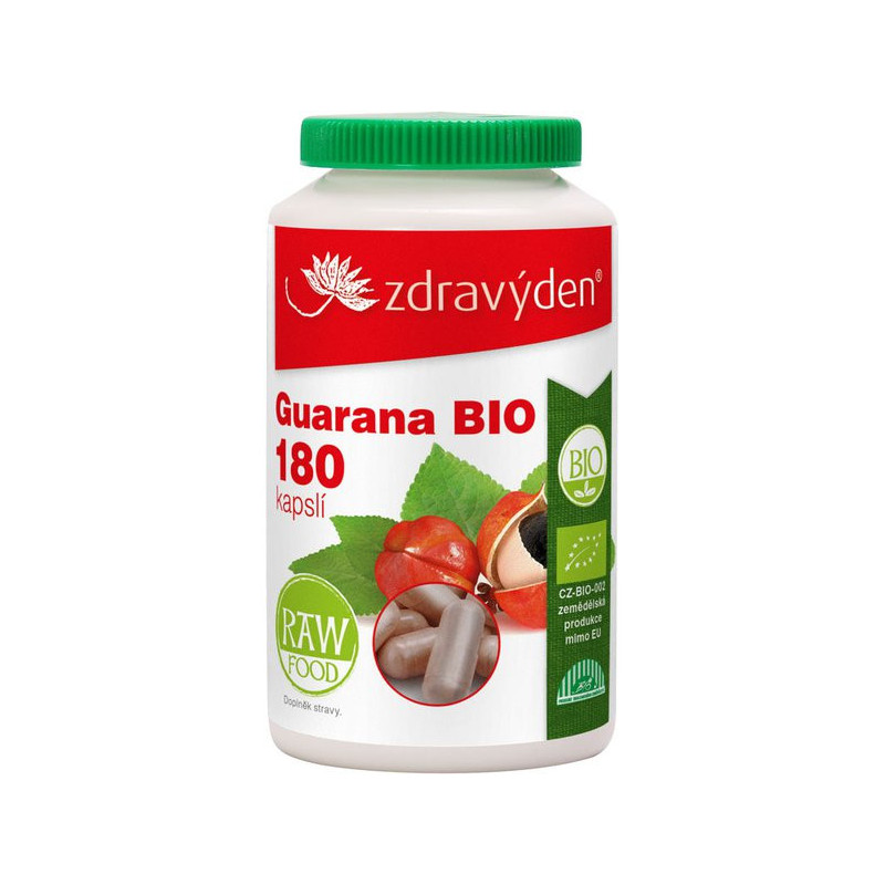 Guarana BIO 180 kapslí